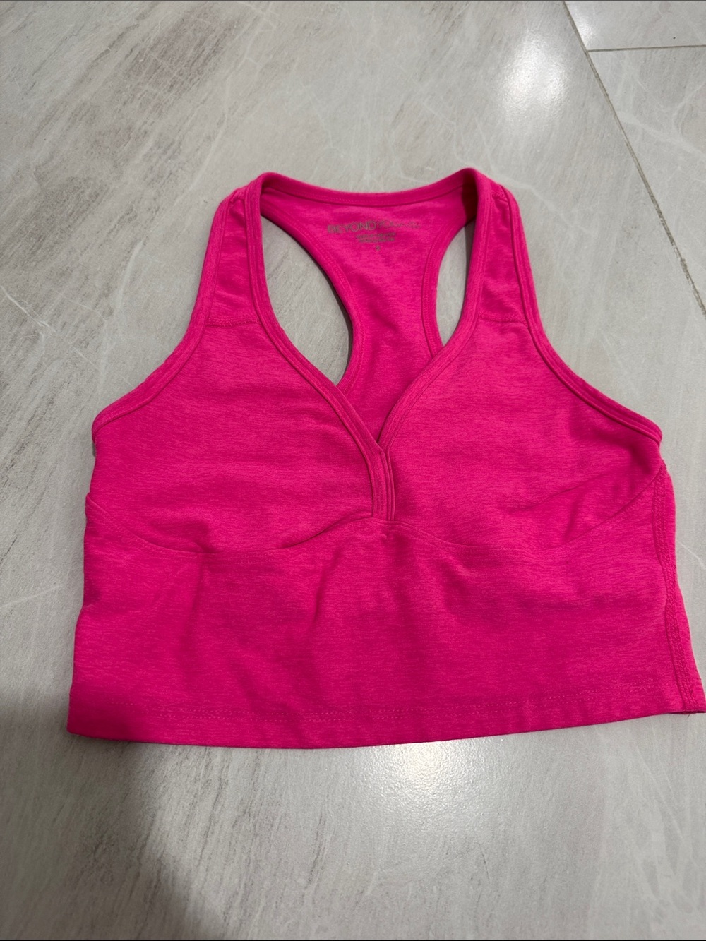 Beyond Yoga Hot Pink Racerback Sports Bralette